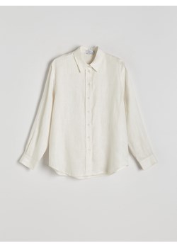Reserved - Koszula z lnu - złamana biel ze sklepu Reserved w kategorii Koszule damskie - zdjęcie 172034538