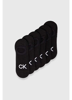 Calvin Klein skarpetki 6-pack męskie kolor czarny 701220501 ze sklepu ANSWEAR.com w kategorii Skarpetki męskie - zdjęcie 172035237
