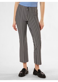 Cambio Spodnie - Ros Kobiety Sztuczne włókno czarny wzorzysty ze sklepu vangraaf w kategorii Spodnie damskie - zdjęcie 172046155