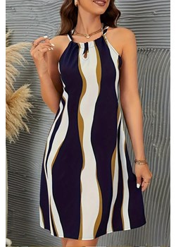 Sukienka SERMILDA NAVY ze sklepu Ivet Shop w kategorii Sukienki - zdjęcie 172047858