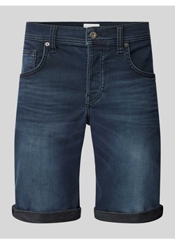 Szorty jeansowe z prostą nogawką i 5 kieszeniami model ‘Chicago’ ze sklepu Peek&Cloppenburg  w kategorii Spodenki męskie - zdjęcie 172048185