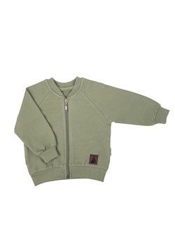 Bawełniana rozpinana bluza chłopięca w kolorze zielonym ze sklepu 5.10.15 w kategorii Bluzy i swetry - zdjęcie 172048388