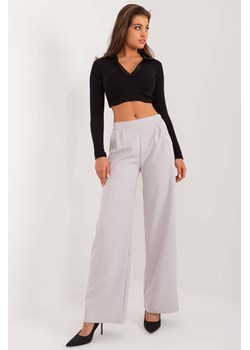 Eleganckie spodnie garniturowe z wysokim stanem ze sklepu 5.10.15 w kategorii Spodnie damskie - zdjęcie 172048419
