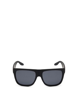 Cropp - Proste czarne okulary przeciwsłoneczne - czarny ze sklepu Cropp w kategorii Okulary przeciwsłoneczne męskie - zdjęcie 172048778