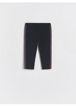 Reserved - Bawełniane legginsy - czarny ze sklepu Reserved w kategorii Spodnie dziewczęce - zdjęcie 172050048