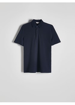Reserved - Koszulka polo regular - granatowy ze sklepu Reserved w kategorii T-shirty męskie - zdjęcie 172050057