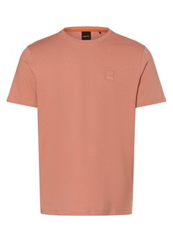 BOSS Orange Koszulka męska - Tales Mężczyźni Bawełna brudny róż jednolity ze sklepu vangraaf w kategorii T-shirty męskie - zdjęcie 172050159