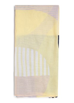Marie Lund Szalik damski Kobiety żółty wzorzysty ze sklepu vangraaf w kategorii Szaliki i chusty damskie - zdjęcie 172050179