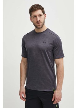 Under Armour t-shirt treningowy Tech Vent kolor szary melanżowy ze sklepu ANSWEAR.com w kategorii T-shirty męskie - zdjęcie 172051465