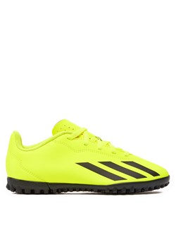 Buty adidas X Crazyfast Club Turf IF0707 Żółty ze sklepu eobuwie.pl w kategorii Buty sportowe dziecięce - zdjęcie 172052707