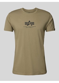 T-shirt z nadrukiem z logo ze sklepu Peek&Cloppenburg  w kategorii T-shirty męskie - zdjęcie 172052878