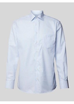 Koszula biznesowa o kroju modern fit w paski ze sklepu Peek&Cloppenburg  w kategorii Koszule męskie - zdjęcie 172052918