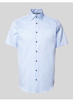 Koszula biznesowa o kroju regular fit z rękawem o dł. 1/2 ze sklepu Peek&Cloppenburg  w kategorii Koszule męskie - zdjęcie 172052938