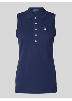 Koszulka polo o kroju slim fit bez rękawów model ‘JULIE’ ze sklepu Peek&Cloppenburg  w kategorii Bluzki damskie - zdjęcie 172052968