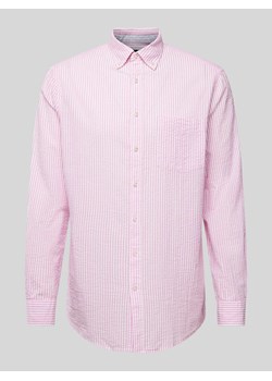 Koszula casualowa ze wzorem w paski i kołnierzykiem typu button down ze sklepu Peek&Cloppenburg  w kategorii Koszule męskie - zdjęcie 172053027
