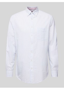 Koszula casualowa ze wzorem w paski i kołnierzykiem typu button down ze sklepu Peek&Cloppenburg  w kategorii Koszule męskie - zdjęcie 172053038