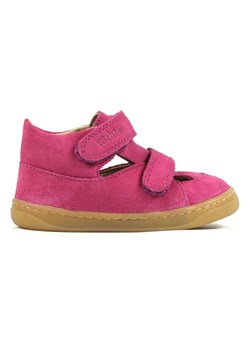 Richter Shoes Skórzane buty w kolorze różowym do chodzenia na boso ze sklepu Limango Polska w kategorii Półbuty dziecięce - zdjęcie 172053438