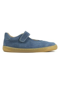 Richter Shoes Skórzane buty w kolorze niebieskim do chodzenia na boso ze sklepu Limango Polska w kategorii Balerinki dziecięce - zdjęcie 172053468