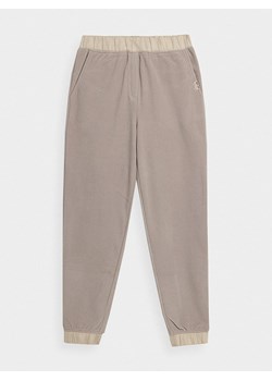 4F Spodnie dresowe w kolorze szaro-beżowym ze sklepu Limango Polska w kategorii Spodnie damskie - zdjęcie 172053515