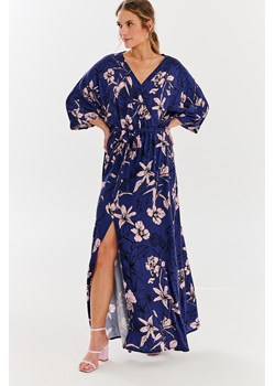 Długa sukienka z wiązaniem Midnight Garden XS/S ze sklepu NAOKO w kategorii Sukienki - zdjęcie 172054029