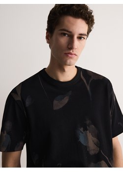 Reserved - T-shirt comfort fit - czarny ze sklepu Reserved w kategorii T-shirty męskie - zdjęcie 172054819