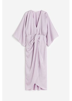 H & M - Sukienka z dekoltem w serek - Fioletowy ze sklepu H&M w kategorii Sukienki - zdjęcie 172056996