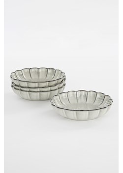 H & M - Zestaw 4 Ceramicznych Misek - Szary ze sklepu H&M w kategorii Miski - zdjęcie 172056998
