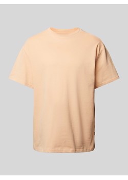 T-shirt z prążkowanym,okrągłym dekoltem model ‘HARVEY’ ze sklepu Peek&Cloppenburg  w kategorii T-shirty męskie - zdjęcie 172057059