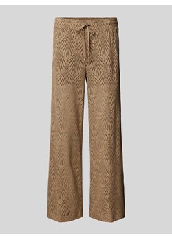 Spodnie z haftem angielskim model ‘CLARA’ ze sklepu Peek&Cloppenburg  w kategorii Spodnie damskie - zdjęcie 172057138