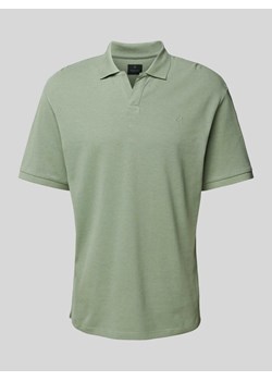 Koszulka polo z prążkowanymi zakończeniami rękawów model ‘BLADON’ ze sklepu Peek&Cloppenburg  w kategorii T-shirty męskie - zdjęcie 172057166