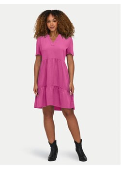 ONLY Sukienka letnia Tiri-Caro 15310970 Różowy Regular Fit ze sklepu MODIVO w kategorii Sukienki - zdjęcie 172060647