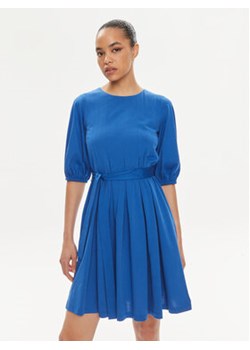 Weekend Max Mara Sukienka koktajlowa Jumbo 2415621072650 Niebieski Regular Fit ze sklepu MODIVO w kategorii Sukienki - zdjęcie 172060846