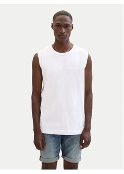 Tom Tailor Tank top 1041815 Biały Regular Fit ze sklepu MODIVO w kategorii T-shirty męskie - zdjęcie 172060905