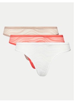 Calvin Klein Underwear Komplet 3 par stringów 000QD5216E Kolorowy ze sklepu MODIVO w kategorii Majtki damskie - zdjęcie 172060938