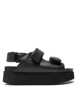 Sandały Inuikii Velcro 70106-150 Black ze sklepu eobuwie.pl w kategorii Sandały damskie - zdjęcie 172061407