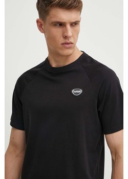 Hummel t-shirt bawełniany hmlLGC KAI REGULAR HEAVY T-SHIRT męski kolor czarny z aplikacją 223989 ze sklepu ANSWEAR.com w kategorii T-shirty męskie - zdjęcie 172062646