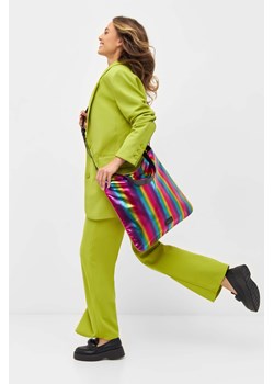 Duża, tęczowa torebka na ramię Nobo ze sklepu NOBOBAGS.COM w kategorii Torby Shopper bag - zdjęcie 172062885
