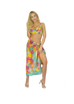 Pareo chusta plażowa Self Pati wielokolorowa ze sklepu piubiu_pl w kategorii Odzież plażowa - zdjęcie 172063437