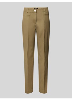 Spodnie materiałowe z lamowanymi kieszeniami ze sklepu Peek&Cloppenburg  w kategorii Spodnie damskie - zdjęcie 172064106