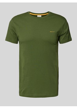 T-shirt z wyhaftowanym logo ze sklepu Peek&Cloppenburg  w kategorii T-shirty męskie - zdjęcie 172064228