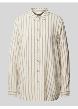 Bluzka z wiskozy ze wzorem w paski model ‘Sanne’ ze sklepu Peek&Cloppenburg  w kategorii Koszule damskie - zdjęcie 172064256
