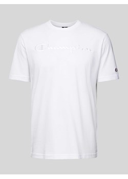 T-shirt z wyhaftowanym logo ze sklepu Peek&Cloppenburg  w kategorii T-shirty męskie - zdjęcie 172064288