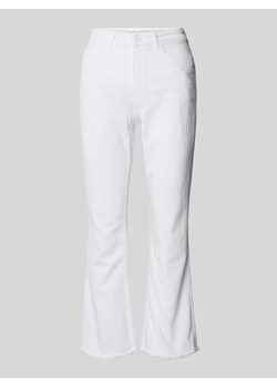 Jeansy o rozkloszowanym kroju w jednolitym kolorze model ‘KIRUNA’ ze sklepu Peek&Cloppenburg  w kategorii Jeansy damskie - zdjęcie 172064309