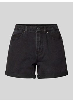 Szorty jeansowe o luźnym kroju w jednolitym kolorze model ‘ZURI’ ze sklepu Peek&Cloppenburg  w kategorii Szorty - zdjęcie 172064428