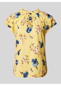 Bluzka z mieszanki lnu i wiskozy model ‘BILCANNE’ ze sklepu Peek&Cloppenburg  w kategorii Bluzki damskie - zdjęcie 172064616