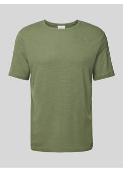 T-shirt z fakturowanym wzorem ze sklepu Peek&Cloppenburg  w kategorii T-shirty męskie - zdjęcie 172064645