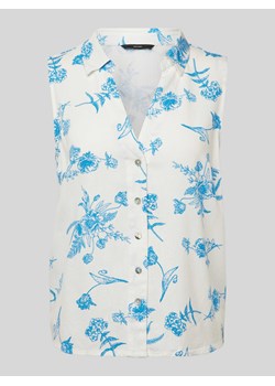 Top bluzkowy z mieszanki wiskozy i lnu model ‘FREJ’ ze sklepu Peek&Cloppenburg  w kategorii Bluzki damskie - zdjęcie 172064706
