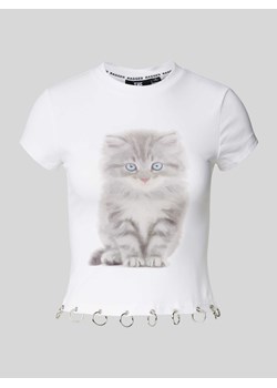 T-shirt z nadrukiem z motywem model ‘KITTY BABY’ ze sklepu Peek&Cloppenburg  w kategorii Bluzki damskie - zdjęcie 172064776