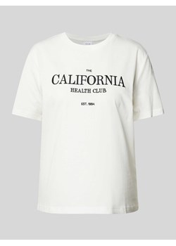 T-shirt z haftem model ‘SYBIL’ ze sklepu Peek&Cloppenburg  w kategorii Bluzki damskie - zdjęcie 172064787