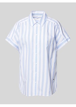 Bluzka z aplikacją z logo model ‘Style. Viv’ ze sklepu Peek&Cloppenburg  w kategorii Koszule damskie - zdjęcie 172064796